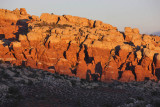 Devils Garden at sunset