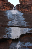 Ice Cascade at Riverside Walk