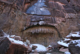 Ice Cascade at Riverside Walk