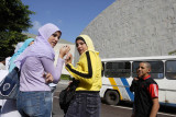 Alexandria, students near the Library