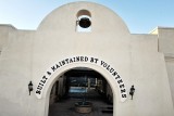 THE SIGN ABOVE THE ENTRANCE TO THE MAIN COMPLEX SAYS IT ALL