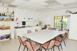 THE FIRST ROOM IS THE CRAFTS AREA WHICH IS FULLY EQUIPPED FOR VARIOUS INTERESTS
