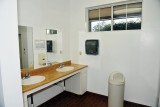 NEXT TO EACH LAUNDRY ARE COMPLETE RESTROOM FACILITIES THAT ARE SPARKLINGLY CLEAN