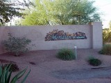 THE  ENTRANCE TO MERIDIAN RV RESORT