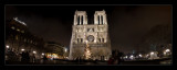 Notre Dame de Paris at night