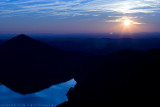 sunset at  chilhowie mountain