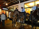 Mounted Patrol on the Sidewalk