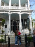 Don & Barbara in Front of Melrose Mansion