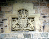 Myddelton Family Coat of Arms over Entrance to Chirk Castle