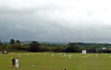 Cricket Match in Progress Near Liverpool, England