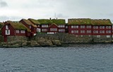 Sod Roofs with Skylights in Torshavn