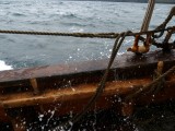 Sea Spray on Schooner Nordlysid