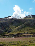 No Time to Hike to the Large Volcanic Steam Vent at Krysuvik-Seltun