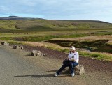 Waiting for the Bus to Leave Krysuvik-Seltun, Iceland