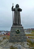 Statue of Hans Egede, Danish-Norwegian Missionary Founder of Nuuk