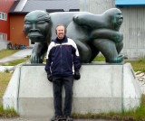 Intuit Statue in Nuuk, Greenland