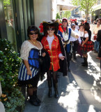 Pirates in the French Quarter on Saturday