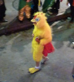 Chicken on Bourbon Street on Halloween