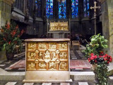 Remains of Charlemagne in Aachen Cathedral