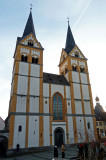 St. Florins Church (12th Century) in Koblenz. Florins Church (1688) in Koblenz