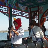 An Angry Bird onboard the Dragon Boat at the Summer Palace, Beijing