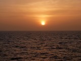 Watching the Sun Set on the Red Sea