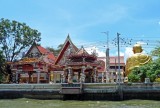 Temple on One of Bangkoks Canals