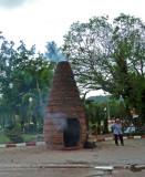 Firecackers are Set Off in Gratitude for Answered Prayers at Wat Chalong Temple