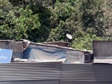 Satellite Dish on Shanty in Bombay (Mumbai)