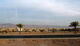 Aqaba, Jordan with Mountains of Israel Behind