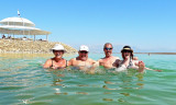 Susan, Richard, Bill, & Susan in the Dead Sea