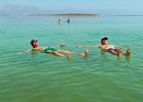 First Time in Bills Life He Could Actually Float (in the Dead Sea)