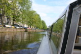 Canal bus under way