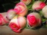 a few pink n white ones