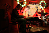 Playing on piano