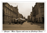 Gniezno - Main Sqaure with view on Chrobrego Street