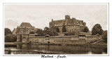 Malbork Castle - View on castle from across the River Nogat