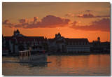 Sunset on the 7 seas lagoon