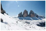 Our first view of Tre Cime di Lavaredo