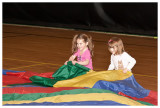 Norah and Ava stake a spot