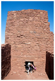 Norah explores the pueblo