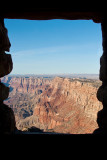 View of the canyon from the top of the tower