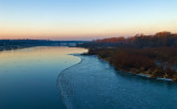 Wisla River In Winter