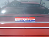 Favorite bumper sticker SUPPORT THE TROOPS