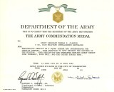 1992 Army Commendation Medal 3rd Award