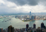 Aerial view of Kowloon from Plantation Road  