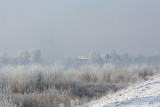 Boerderij aan de overkant van de rivier