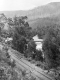 Yarra River and Railway tracks - Warburton