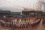 China (Guizhou) - Mini Skirted Miao Festival In Square 