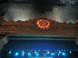 Aztec Theater - sun decoration over the stage